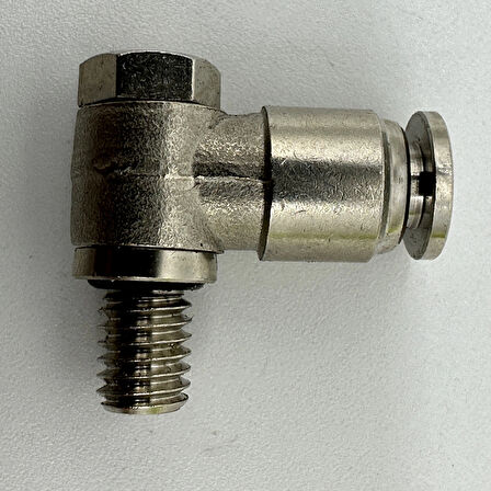 Metal Banjo Dirsek Yağlama Uzun 4mm - M6x1