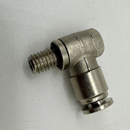 Metal Banjo Dirsek Yağlama Uzun 4mm - M6x1