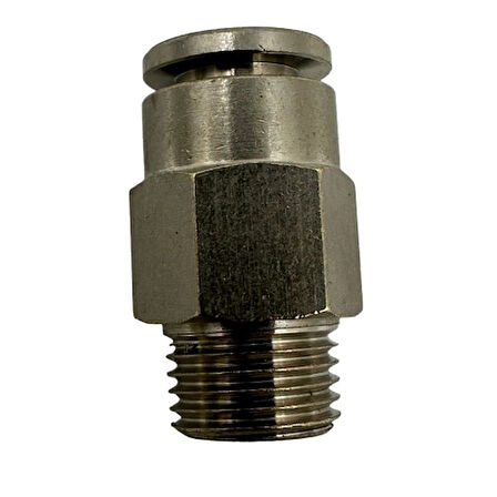 Metal Dişi Düz Yağlama Rekoru 4mm - M8x1