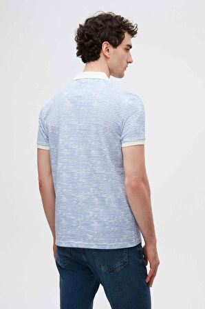 Twn Slim Fit Mavi Baskılı T-Shirt 2EC1454735830