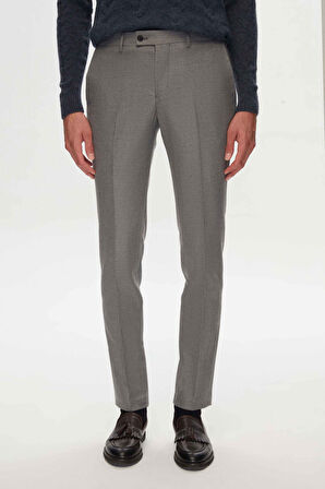 Twn Gri Gabardin Kumaş Pantolon 3EF03HC083451