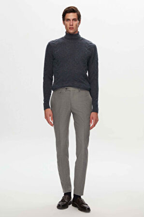 Twn Gri Gabardin Kumaş Pantolon 3EF03HC083451
