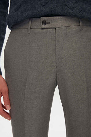 Twn Gri Gabardin Kumaş Pantolon 3EF03HC083451