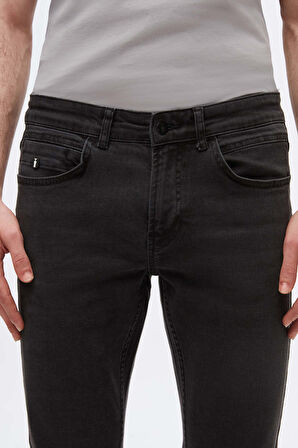 Twn Super Slim Fit Gri Denim Pantolon 3ECJ356800182