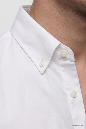 Ds Damat Slim Fit Beyaz Düz Gömlek