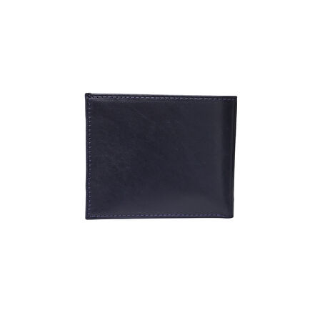 Guard Temi Lacivert Klasik Hakiki Deri Erkek Cüzdanı P171