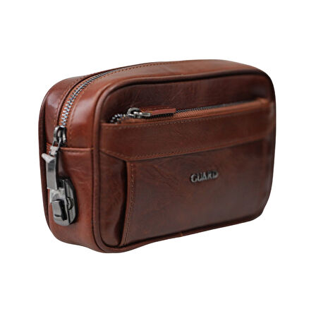 Guard Kristal Taba Hakiki Deri Şifreli El Çantası Erkek / Kadın P1692