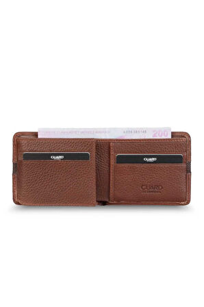 Guard Taba Spor Şeritli Hakiki Deri Erkek Cüzdanı P830