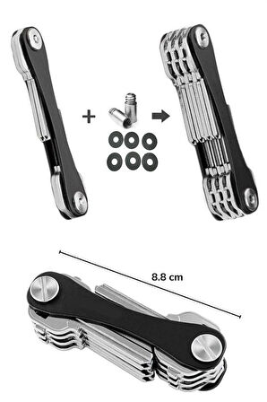 OLLEVRA Pratik Akılllı Anahtarlık Anahtar Düzenleyici Aparat