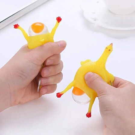 OLLEVRA Yumurtlayan Eğlenceli Tavuk Anahtarlık