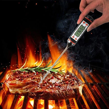 OLLEVRA Dijital Gıda Termometresi Süt,Et,Yoğurt Mayalama,Mama Derecesi Ölçer Gıda Termometresi