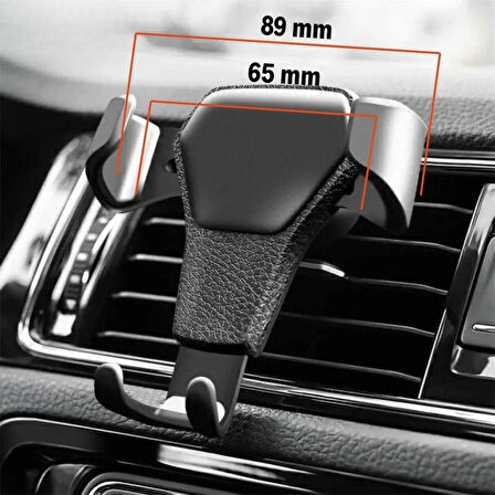 OLLEVRA Araç İçi Klima Izgarasına Takılabilen Plastik Oto Telefon Tutucu Gravity