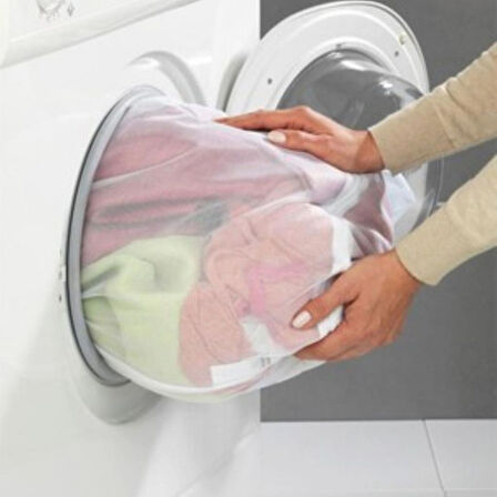 OLLEVRA Büyük Boy File Çamaşır Torbası 80x100 cm | Hassas Yıkama Filesi | Yorgan, Perde, Nevresim Yıkama Torbası