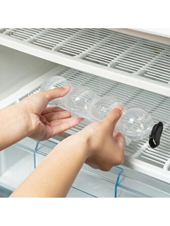 OLLEVRA Küre Buzluk 4 lü Pratik Küre Buz Kalıbı - Yuvarlak Içecek Buz Topu Dondurucu Buzluk Saklama Ve Sunum Kabı