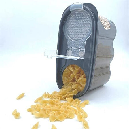 OLLEVRA 2 Kapaklı Ölçekli Erzak Saklama Kabı - 1,2 Litre - SA930