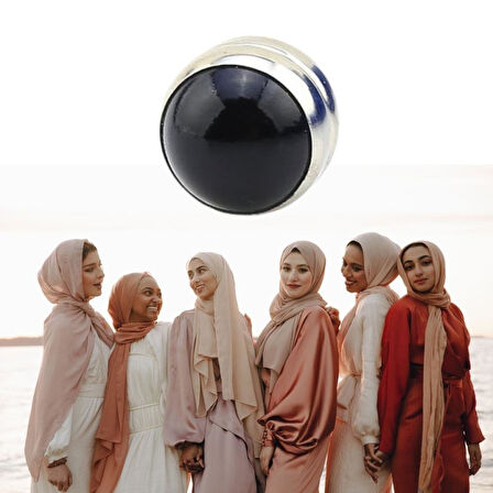 OLLEVRA Tekli Güçlü Mıknatıslı Eşarp Şal Mıknatısı