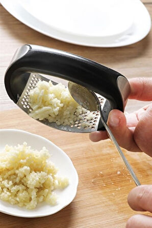 OLLEVRA Sarımsak Ezici Paslanmaz Çelik Garlic Press