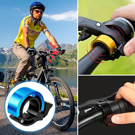 OLLEVRA Bisiklet Zili Ultra-Yüksek Sesli Alüminyum Alaşımlı