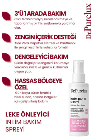 Genital Bölge Koku Giderici,,Akıntı Ve Mantar Karşıtı -Leke Karşıtı, Sıkılaştırıcı Nioli Suyu