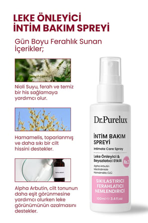 Genital Bölge Koku Giderici,,Akıntı Ve Mantar Karşıtı -Leke Karşıtı, Sıkılaştırıcı Nioli Suyu