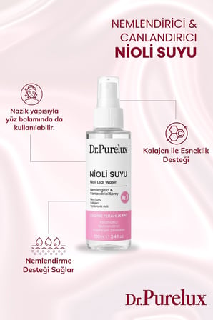 Nioli Suyu – İntim Genital Koku Önleyici-Arındırıcı+Yatıştırıcı+Hyaluronik Asit & Kolajen Tonik Mist