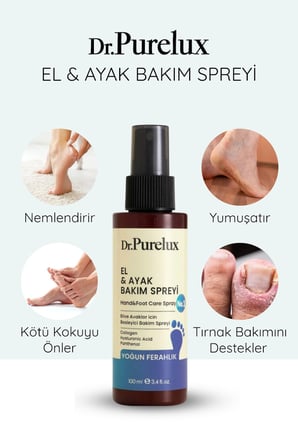 El & Ayak Bakım Spreyi – Mantar, , Koku Gidermeye Yardımcı Tırnak Bakım Spreyi 100 ml