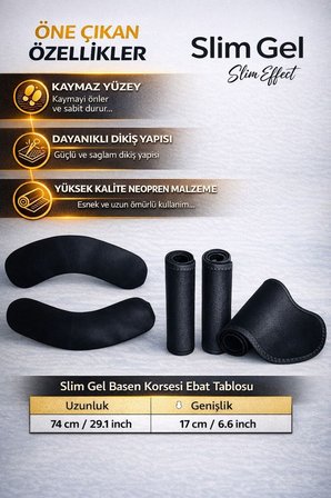 Bacak Basen Şekillendirici Terletici Baldır Engelleyici Kemer Korse