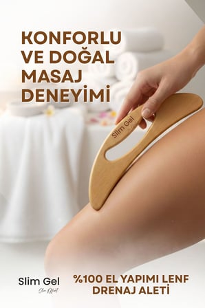  Doğal Ahşap El Yapımı Lenf Masaj Aleti | Selülit Karşıtı Ahşap Masaj Aleti