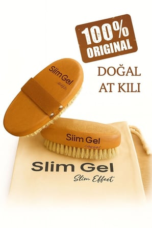At Kılı Selülit Fırçası – Doğal Cilt Bakım Fırçası (Kese Hediyelidir)