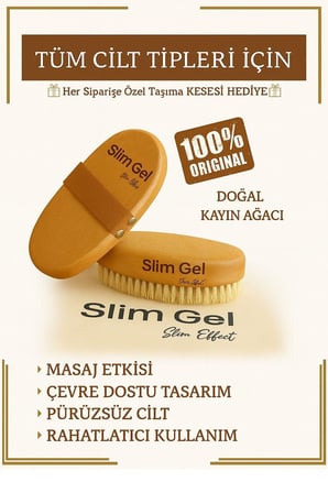 At Kılı Selülit Fırçası – Doğal Cilt Bakım Fırçası (Kese Hediyelidir)