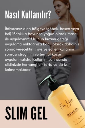 Selülit, Çatlak Gidermeye Yardımcı Ve Sıkılaştırıcı Slim Jel, Selülit Kremi (2X250 ML)