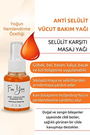 Anti Selülit Vücut Bakım Yağı – Selülit Karşıtı Masaj Yağı (AntiSelülit)