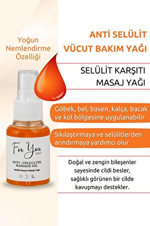 Anti Selülit Vücut Bakım Yağı – Selülit Karşıtı Masaj Yağı (AntiSelülit)