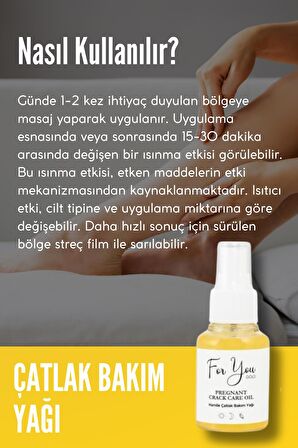 Çatlak Karşıtı Cilt Bakım Yağı & Hamile Çatlak Bakım Yağı