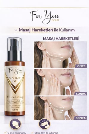 Yüz, Boyun, Çene Ve Gıdı Için Incelmeye Yardımcı, Sıkılaştırıcı Ve Şekillendirici Slim Jel