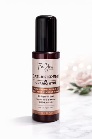 Sıkılaştırıcı & Toparlayıcı Isı Etkili Vücut Çatlak Bakım Kremi | Bölgesel Bakım ve Selülit 100 ml