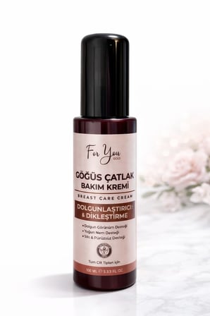 Göğüs Dolgunlaştırıcı Çatlak Bakım Kremi l Dikleştirici & Dolgun Görünüm Destekleyici 100 ml