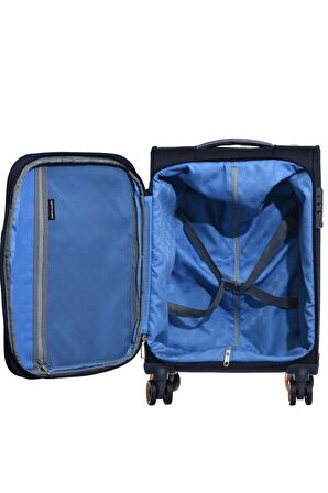 Pierre Cardin 04PC6000-03-L Lacivert Unisex Kabin Boy Bavul