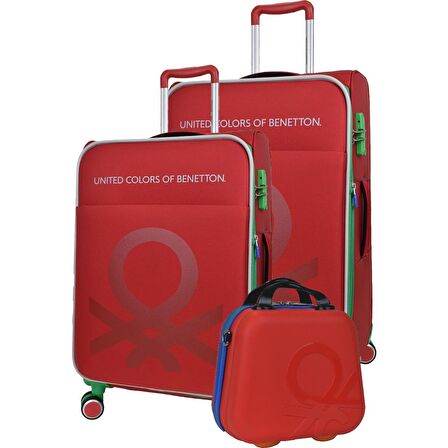 Benetton TROLLEY 60 CM KIRMIZI Unisex Valiz