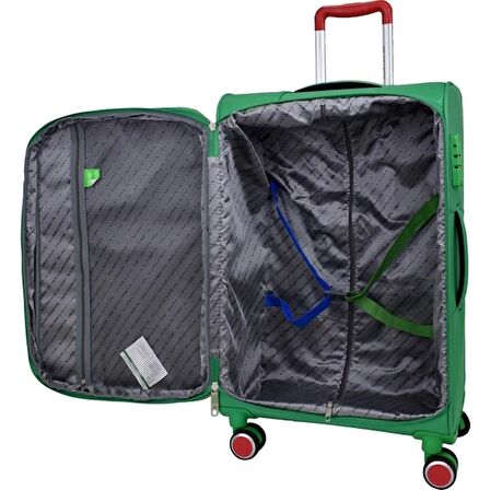 Benetton TROLLEY 60 CM Yeşil Unisex Valiz