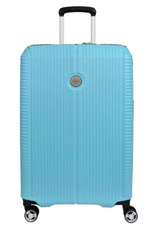 Lüx Unisex Büyük Boy Valiz Aqua 04PC6500-01