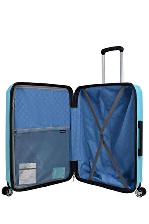 Lüx Unisex Büyük Boy Valiz Aqua 04PC6500-01