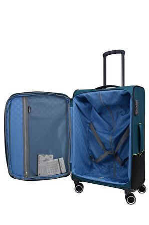 Pierre Cardin Ultra Light Petrol Unisex Büyük Boy Valiz 04PC8200-01