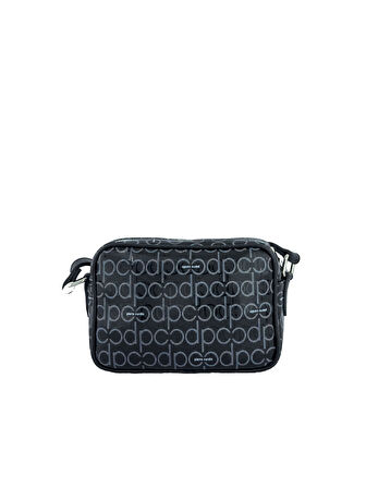 Pierre Cardin Monogram Siyah Kadın Çapraz Askılı Çanta 05PC24Y507-PMN