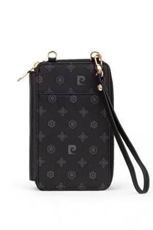 Pierre Cardin Monogram Siyah Kadın Çapraz Askılı Çanta 05PC24Y513-MN