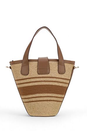 Pierre Cardin Hasır Bej Kadın Omuz Çantası 05PC24Y547-HS