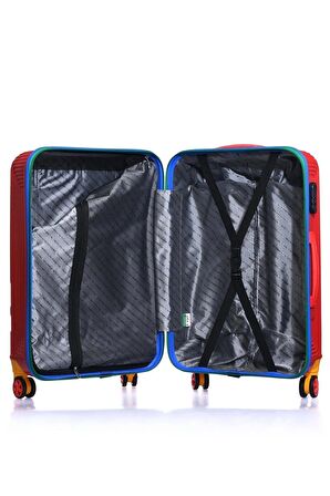 Benetton TROLLEY 60 CM KIRMIZI Unisex Valiz