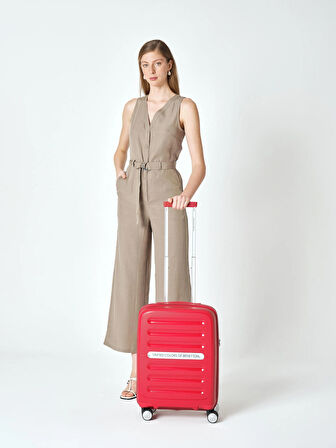 Benetton TROLLEY 50 CM KIRMIZI Unisex Valiz