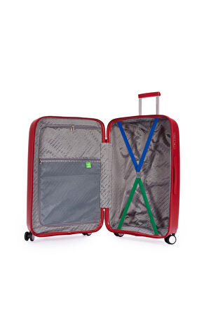 Benetton TROLLEY 50 CM KIRMIZI Unisex Valiz