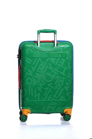 Benetton TROLLEY 60 CM Yeşil Unisex Valiz